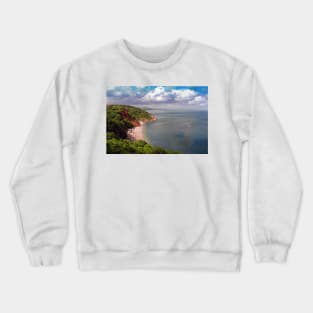 Oddicombe Beach Babbacombe Bay Devon Crewneck Sweatshirt